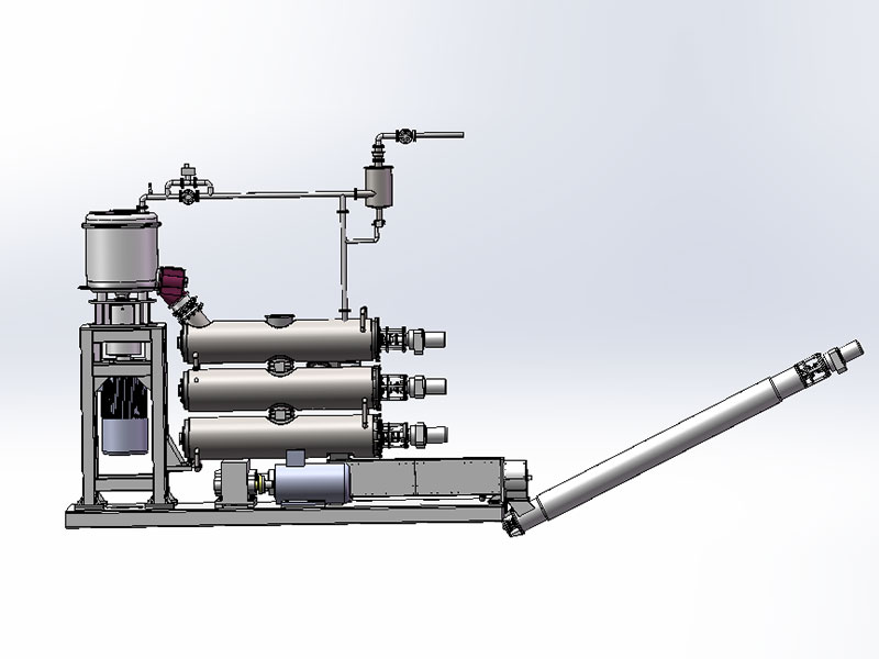 Digital control mixed rubber continuous regeneration equipment for waste rubber