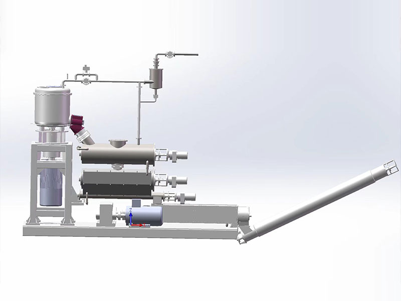 Digital control mixed rubber continuous regeneration equipment for waste rubber